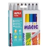 Kép 1/8 - Filctoll készlet, 7,5 mm, APLI "Kids Magic", 6+2 különböző szín