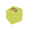 Kép 1/8 - Öntapadó jegyzettömb, 76x76 mm, 90 lap, 3M POSTIT "Super Sticky", zöld és árnyalatai