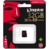 Kép 1/8 - Memóriakártya, microSDHC, 32GB, CL10/U3/V30/A1, 100/70 MB/s, KINGSTON "Canvas React"