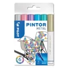 Kép 1/8 - Dekormarker készlet, 1 mm, PILOT "Pintor F" 6 különböző metál szín