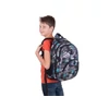 Kép 8/8 - Hátizsák, 2in1, notebook tartóval és audió csatlakozóval, PULSE "Teens Gray Corridor", szürke-kék
