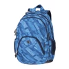 Kép 1/8 - Hátizsák, 2in1, notebook tartóval és audió csatlakozóval, PULSE "Teens Blue Path", kék