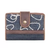 Kép 2/8 - Pénztárca, PULSE "Jeans Glossy", kék-barna