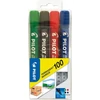 Kép 1/8 - Alkoholos marker, 1 mm, kúpos, PILOT "Permanent Marker 100", 4 szín