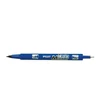 Kép 1/8 - Alkoholos marker, 0,8/2 mm, kétvégű, PILOT "Twin", kék