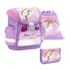 Kép 1/2 - Belmil Merevfalú Iskolatáska Szett Classy 403-13 Rainbow Unicorn 2 Tolltartóval és Tornazsákkal