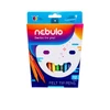 Kép 1/8 - Filctoll készlet, 1 mm, NEBULO, 12 különböző szín