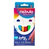 Kép 1/8 - Filctoll készlet, Jumbo, 2 mm, NEBULO, 12 különböző szín