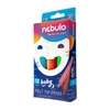 Kép 2/8 - Filctoll készlet, Jumbo, 2 mm, NEBULO, 12 különböző szín