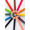 Kép 4/8 - Színes ceruza készlet, hatszögletű,  NEBULO, 12 különböző szín