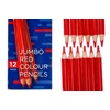 Kép 3/8 - Színes ceruza, háromszögletű, jumbo, NEBULO, piros