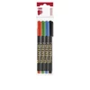 Kép 1/8 - Alkoholos marker készlet, CD/DVD, 0,5 mm, ICO, 4 különböző szín