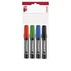 Kép 1/8 - Alkoholos marker készlet, 1-3 mm, kúpos, ICO "Permanent 11", 4 különböző szín