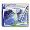 Kép 1/8 - Akvarell ceruza készlet, fém doboz, STAEDTLER "Karat", 36 különböző szín