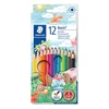 Kép 1/8 - Színes ceruza készlet, hatszögletű, STAEDTLER "Noris Club", 12 különböző szín