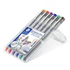 Kép 1/8 - Tusfilc készlet, 0,3 mm, STAEDTLER, "Pigment Liner", 6 különböző szín