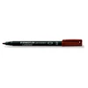 Kép 2/8 - Alkoholos marker, OHP, 1-2,5 mm, STAEDTLER "Lumocolor 314 B", barna