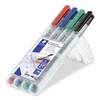 Kép 1/8 - Alkoholmentes marker készlet, OHP, 1 mm, STAEDTLER "Lumocolor 315 M", 4 különböző szín