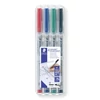 Kép 2/8 - Alkoholmentes marker készlet, OHP, 1 mm, STAEDTLER "Lumocolor 315 M", 4 különböző szín