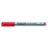 Kép 1/8 - Alkoholmentes marker, OHP, 0,6 mm, STAEDTLER "Lumocolor 316 F", piros