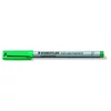 Kép 1/8 - Alkoholmentes marker, OHP, 0,6 mm, STAEDTLER "Lumocolor 316 F", zöld