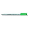 Kép 2/8 - Alkoholmentes marker, OHP, 0,6 mm, STAEDTLER "Lumocolor 316 F", zöld