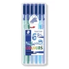 Kép 1/8 - Rostirón készlet, 1 mm, STAEDTLER "Triplus Ocean", 6 óceán szín