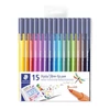 Kép 1/8 - Rostirón készlet, 1 mm, STAEDTLER "Triplus", 15 különböző szín