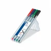 Kép 1/8 - Tűfilc készlet, 0,3 mm, STAEDTLER "Triplus Box", 4 különböző szín
