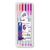 Kép 1/8 - Tűfilc készlet, 0,3 mm, STAEDTLER "Triplus Flamingo", 6 flamingo szín