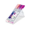 Kép 2/8 - Tűfilc készlet, 0,3 mm, STAEDTLER "Triplus Flamingo", 6 flamingo szín