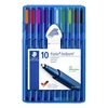 Kép 2/8 - Golyóstoll, 1,6 mm, kupakos, STAEDTLER "Design Journey Triplus", vegyes színek