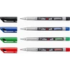 Kép 2/8 - Alkoholos marker, 0,7 mm, kúpos, STABILO "Write-4-all", fekete