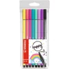 Kép 1/8 - Rostirón készlet, 1 mm, STABILO "Pen 68 Living Colors", Happy, 8 különböző szín