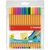 Kép 1/8 - Tűfilc, 0,4 mm, STABILO "Point 88", 15 különböző szín