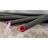 Kép 1/8 - Ceruza, fekete, rózsaszín SWAROVSKI® kristállyal, exkluzív, 17cm, ART CRYSTELLA®