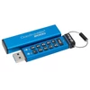 Kép 1/8 - Pendrive, 64GB, USB 3.0, Keypad, KINGSTON "DT2000", kék