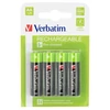Kép 1/8 - Tölthető elem, AA ceruza, 4x2600 mAh, VERBATIM "Premium"