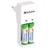 Kép 2/8 - Elemtöltő, AA ceruza/AAA mikro, 2x950 mAh AAA, VERBATIM