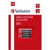 Kép 1/8 - Elem, 23AE/MN21/A23, 2 db, VERBATIM "Premium"