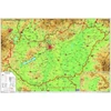 Kép 1/8 - Könyökalátét, kétoldalas, STIEFEL "Magyarország domborzata/Bortérkép"
