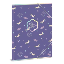 A/4 DOSSZIÉ WONDERLAND UNICORN (942) 19