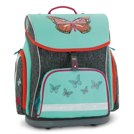 KOMPAKT MÁGNESZÁRAS ISKOLATÁSKA BUTTERFLY (540) 19