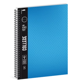 ARS UNA SPIRÁLFÜZET COLLEGE A4-VONALAS KÉK (563) 19