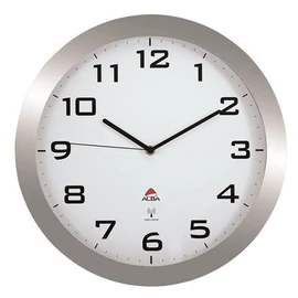 Falióra, rádióvezérlésű, 38 cm, ALBA "Horissimo", ezüst