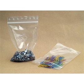 Simítózáras tasak, átlátszó,  6x8 cm