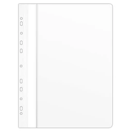 Gyorsfűző, lefűzhető, PVC, A4, DONAU, fehér