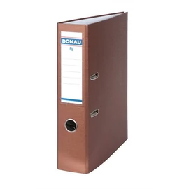 Iratrendező, 75 mm, A4, PP/karton,  DONAU "Szivárvány", bronz
