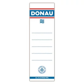 Cserecímke, iratrendezőhöz, kétoldalas, 48x153 mm, DONAU, fehér