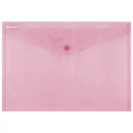 Irattartó tasak, A4, PP, patentos, DONAU, piros